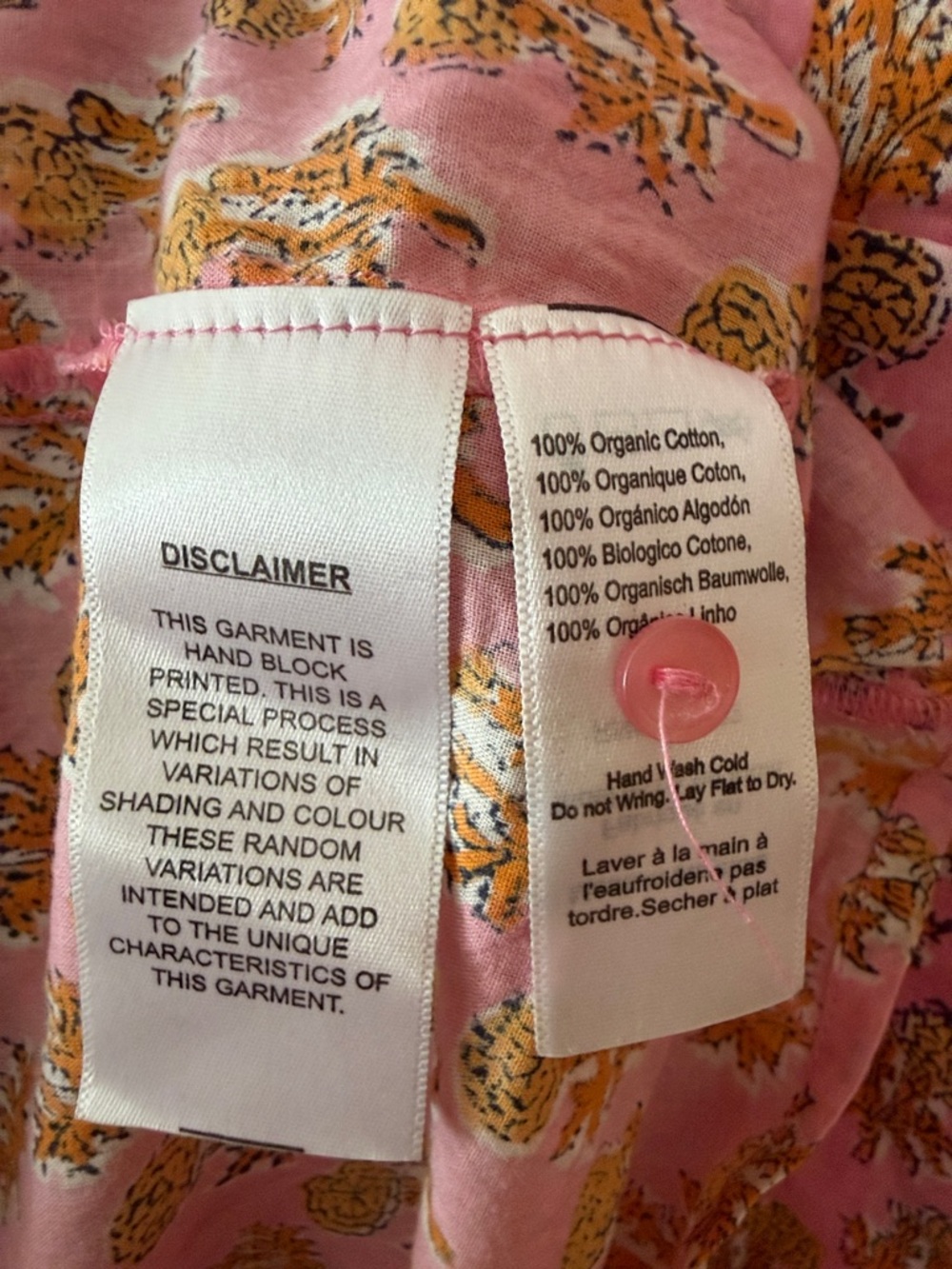 Emerson Frye India Collection Lucy Midi Dress Little Marigolds Size S - Picture 8 of 8